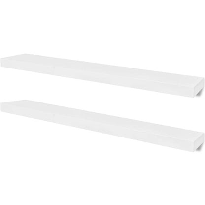 vidaXL Étagères murales 4 pcs Blanc 100 cm
