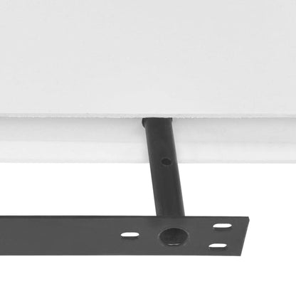 vidaXL Étagères murales 4 pcs Blanc 100 cm
