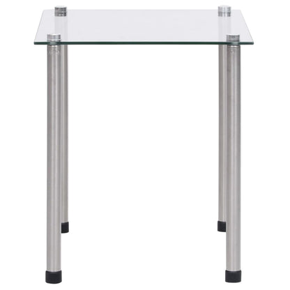 vidaXL Satztische 3-tlg. Transparent Hartglas