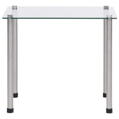 vidaXL Satztische 3-tlg. Transparent Hartglas
