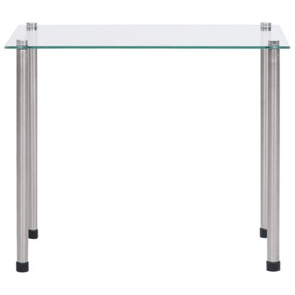 vidaXL Satztische 3-tlg. Transparent Hartglas