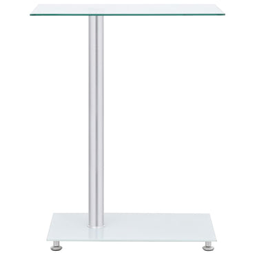 vidaXL Beistelltisch U-Form Transparent 45x30x58 cm Hartglas