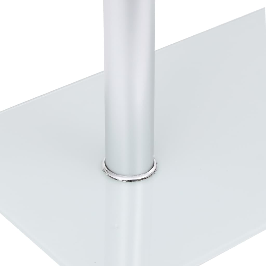 vidaXL Beistelltisch U-Form Transparent 45x30x58 cm Hartglas