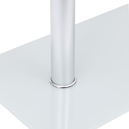 vidaXL Beistelltisch U-Form Transparent 45x30x58 cm Hartglas