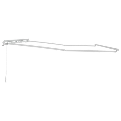 Markisenrahmen Weiß 600 x 300 cm Aluminium