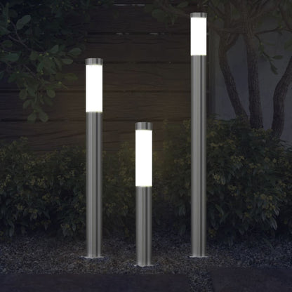 Lot de 3 lampes de jardin