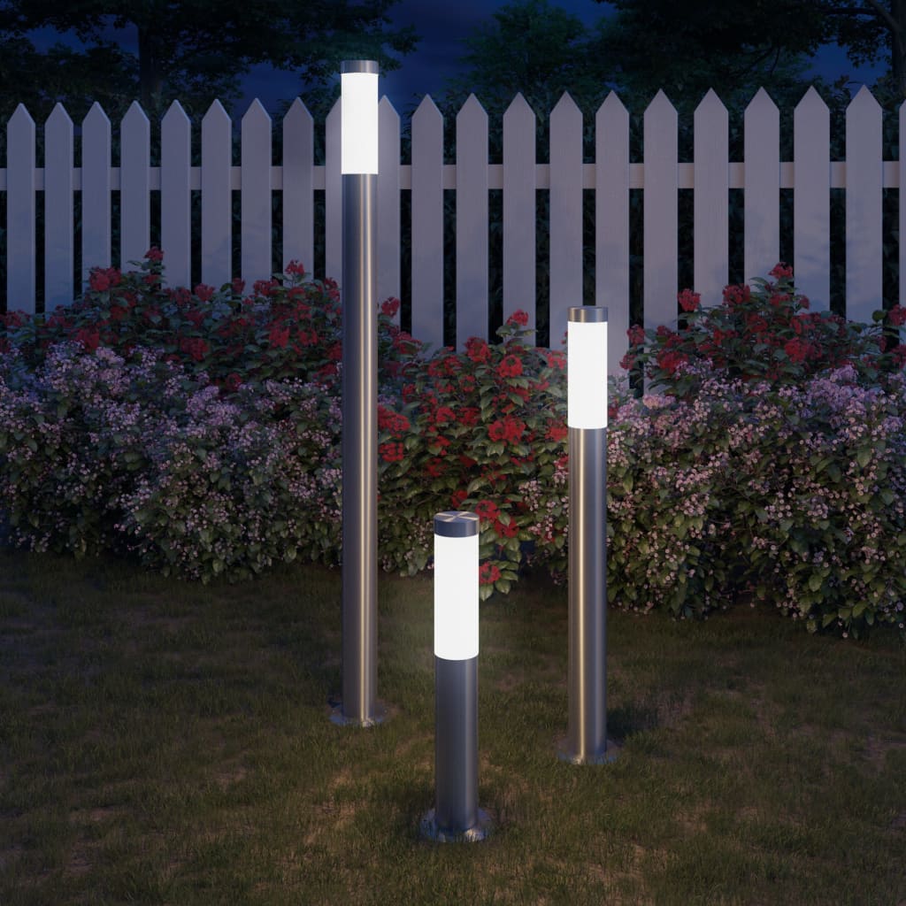 Lot de 3 lampes de jardin