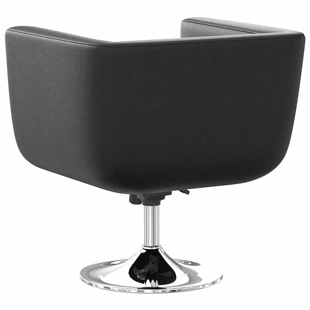 vidaXL Barsessel Schwarz Kunstleder