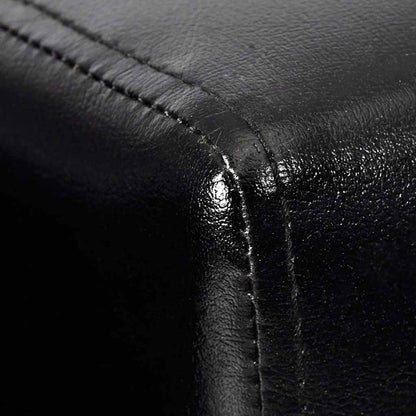 vidaXL Würfel-Sessel Schwarz Kunstleder
