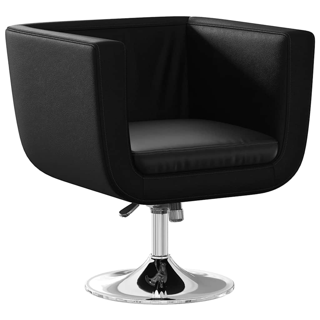 vidaXL Barsessel 2 Stk. Kunstleder Schwarz