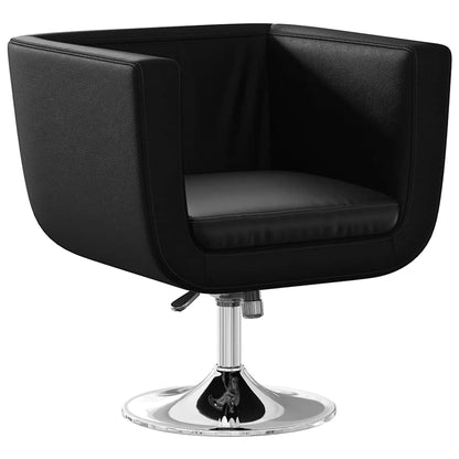 vidaXL Barsessel 2 Stk. Kunstleder Schwarz
