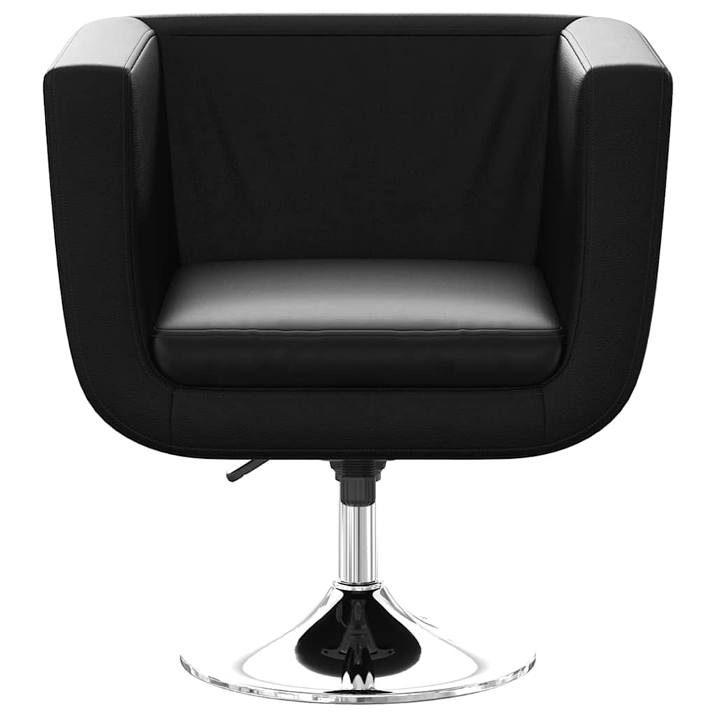 vidaXL Barsessel 2 Stk. Kunstleder Schwarz