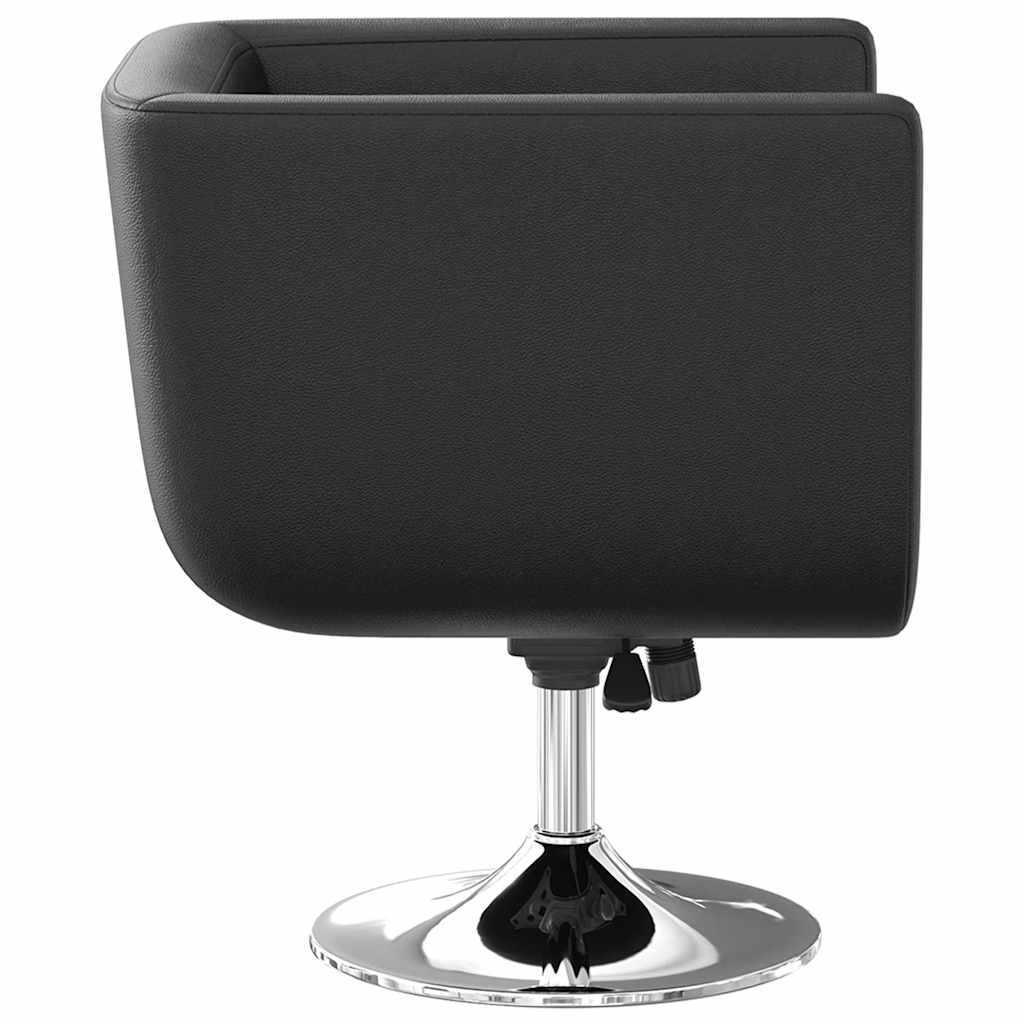 vidaXL Barsessel 2 Stk. Kunstleder Schwarz