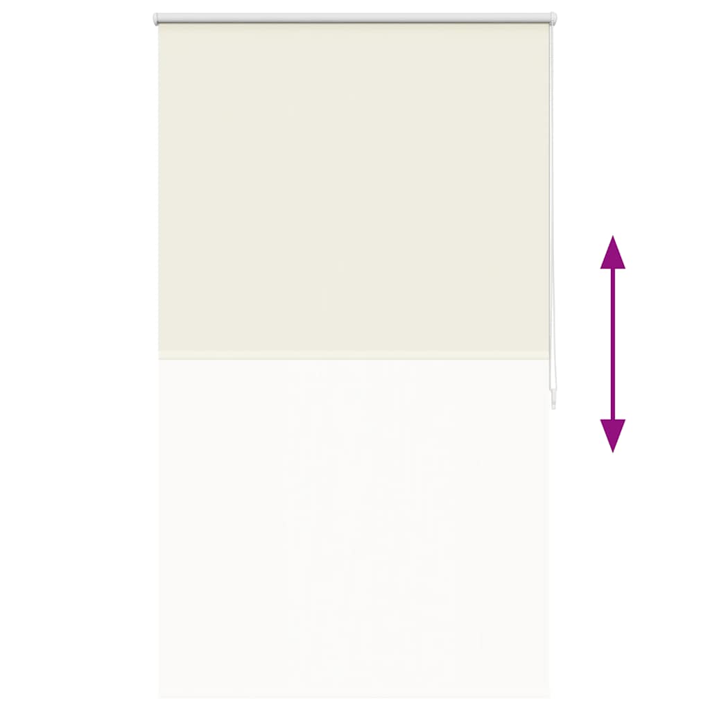 vidaXL Store occultant 84,4 x 175 cm, largeur de tissu 80 cm, Blanc cassé