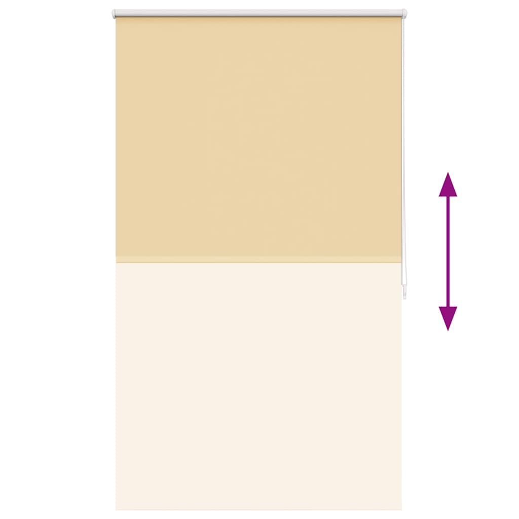 vidaXL Store occultant 84,4 x 175 cm, largeur de tissu 80 cm, beige
