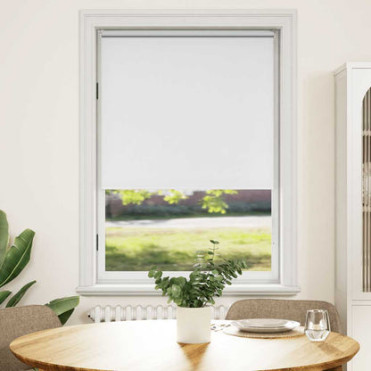 vidaXL Verdunkelungsrollo 104,4 x 175 cm, Stoffbreite 100 cm, Weiß