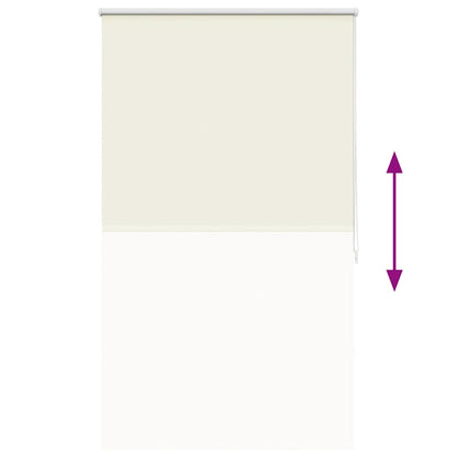 vidaXL Store occultant 104,4 x 175 cm, largeur du tissu 100 cm, blanc cassé