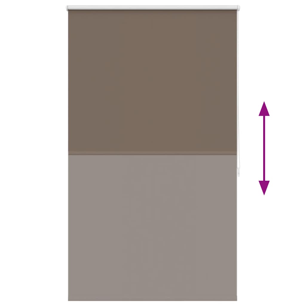 vidaXL Verdunkelungsrollo 104,4 x 175 cm, Stoffbreite 100 cm, Kaffeebraun