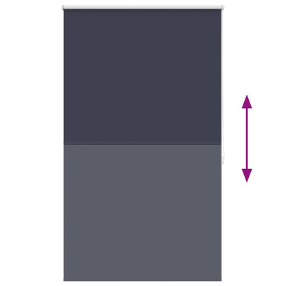 vidaXL Store occultant 104,4 x 175 cm, largeur de tissu 100 cm, bleu marine