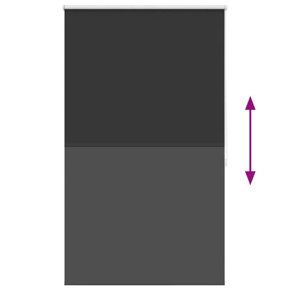 vidaXL Store occultant 104,4 x 175 cm, largeur du tissu 100 cm, noir