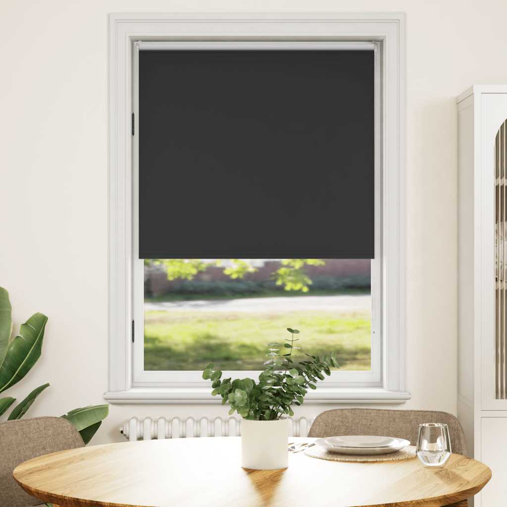 vidaXL Store occultant 104,4 x 175 cm, largeur du tissu 100 cm, noir