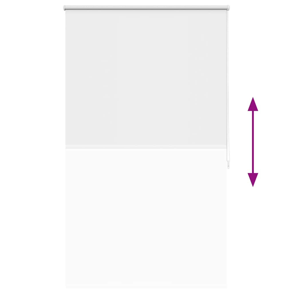 vidaXL Store occultant 124,4 x 175 cm, largeur du tissu 120 cm, blanc
