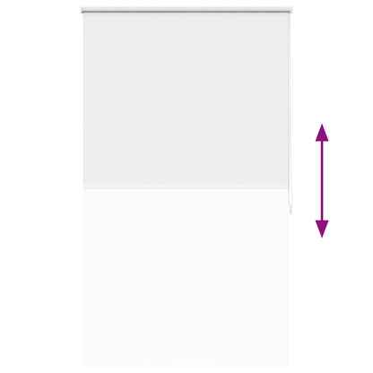 vidaXL Store occultant 124,4 x 175 cm, largeur du tissu 120 cm, blanc