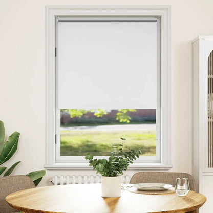 vidaXL Store occultant 124,4 x 175 cm, largeur du tissu 120 cm, blanc