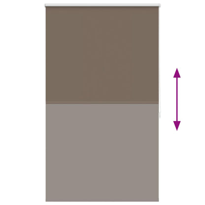 vidaXL Store occultant 124,4 x 175 cm, largeur du tissu 120 cm, marron café