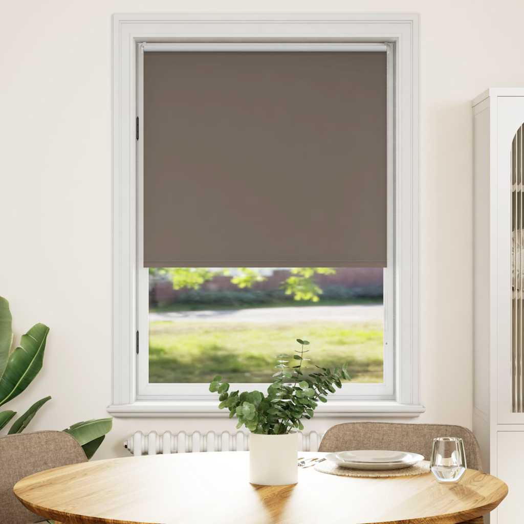 vidaXL Store occultant 124,4 x 175 cm, largeur du tissu 120 cm, marron café