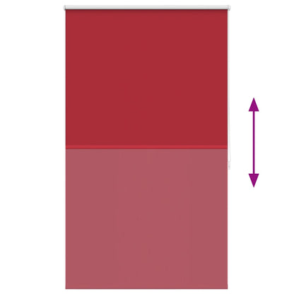 Verdunkelungsrollo 124,4 x 175 cm, Stoffbreite 120 cm, rot
