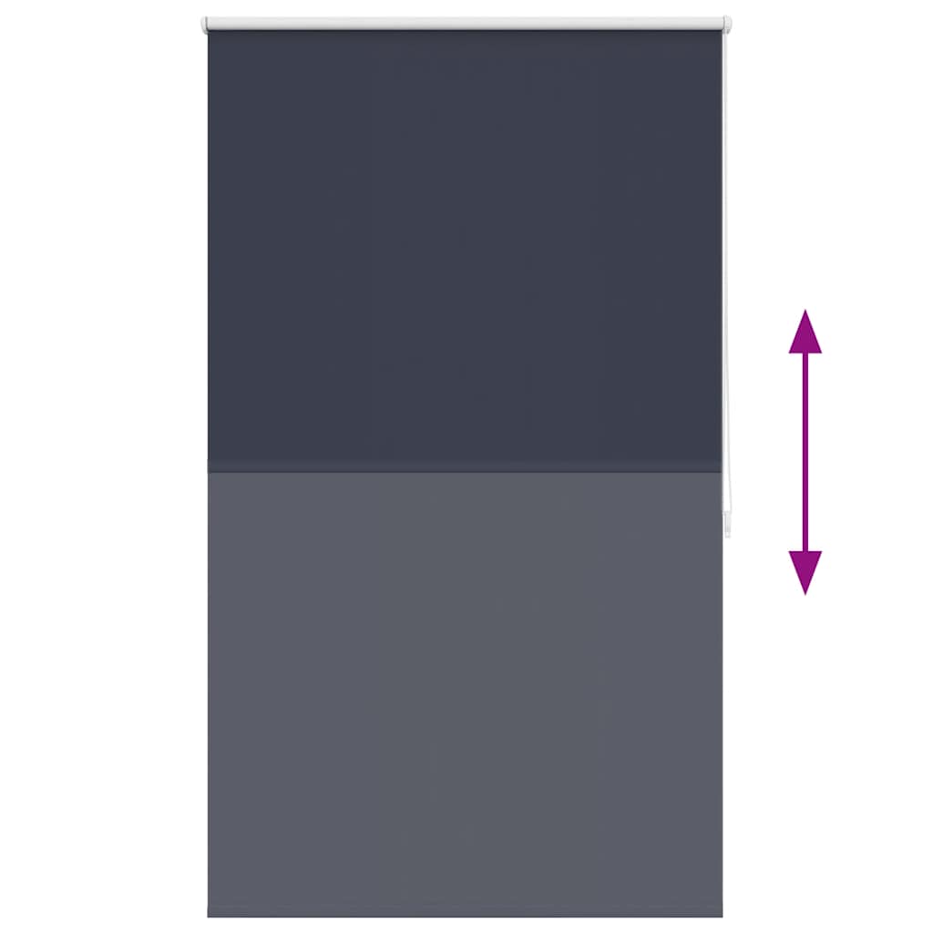 Verdunkelungsrollo 124,4 x 175 cm, Stoffbreite 120 cm, Marineblau