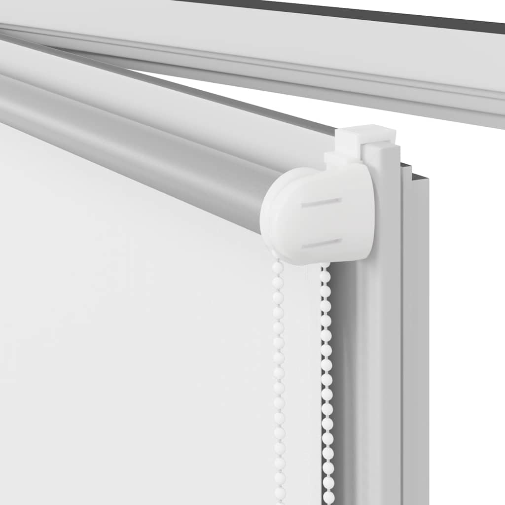 vidaXL Verdunkelungsrollo 144,4 x 175 cm, Stoffbreite 140 cm, Weiß