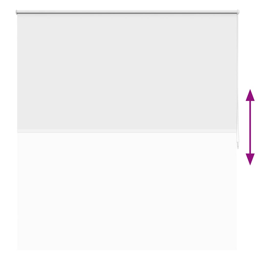 vidaXL Verdunkelungsrollo 144,4 x 175 cm, Stoffbreite 140 cm, Weiß