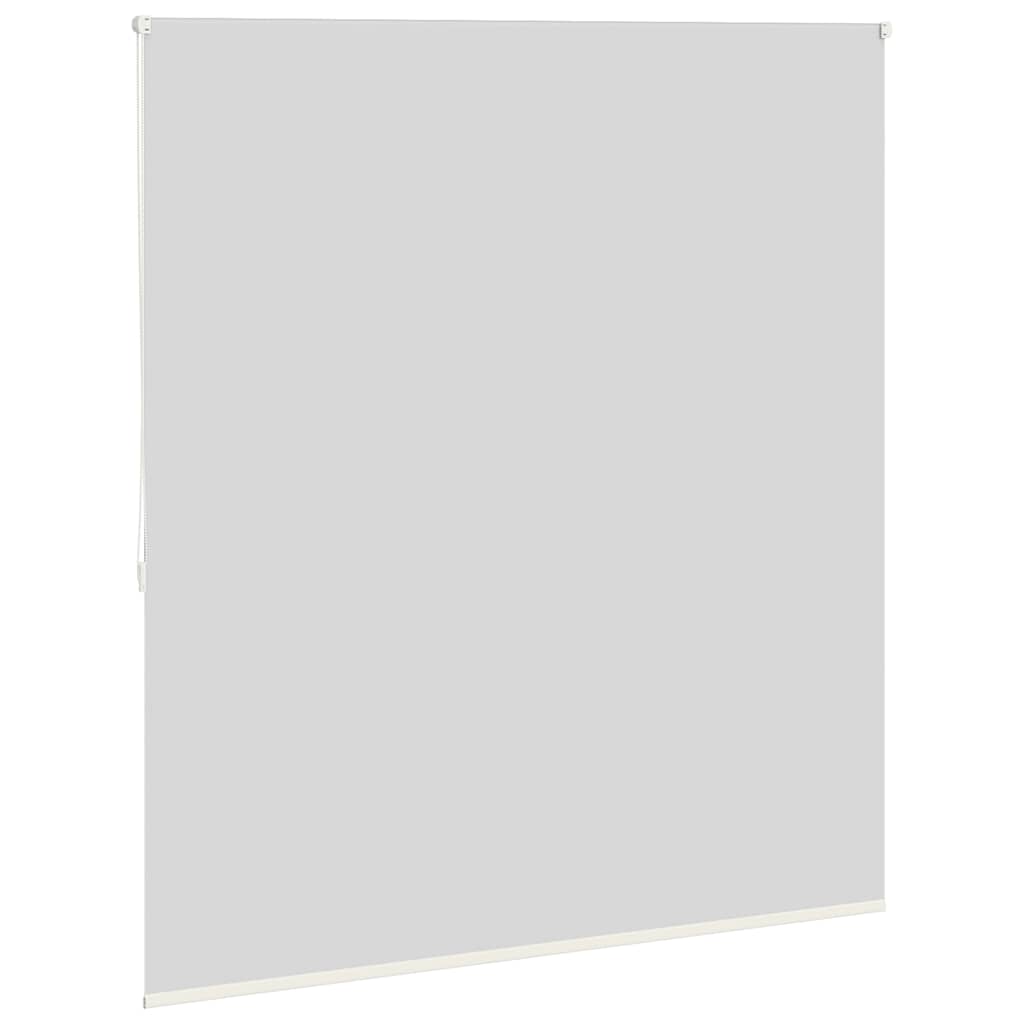 vidaXL Store enrouleur occultant 164,4 x 175 cm, largeur du tissu 160 cm, blanc cassé