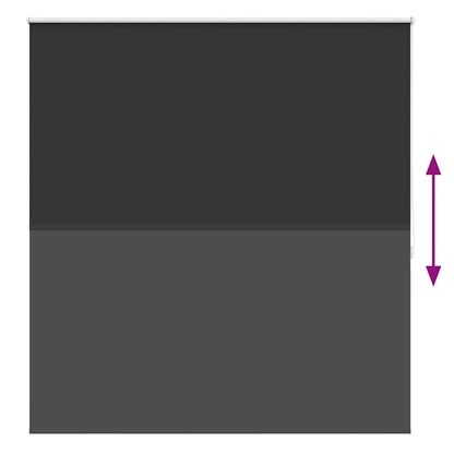 vidaXL Store occultant 164,4 x 175 cm, largeur du tissu 160 cm, noir