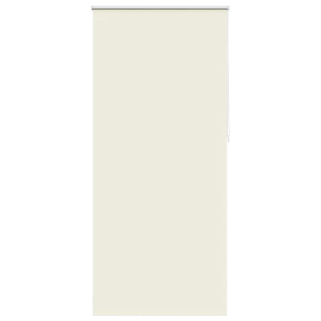 vidaXL Verdunkelungsrollo 84,4 x 230 cm, Stoffbreite 80 cm, Gebrochen Weiß