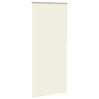 vidaXL Verdunkelungsrollo 84,4 x 230 cm, Stoffbreite 80 cm, Gebrochen Weiß