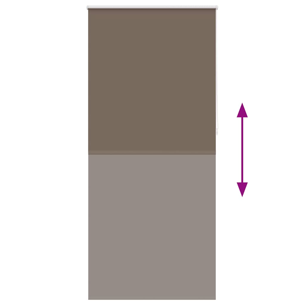 vidaXL Store occultant 84,4 x 230 cm, largeur de tissu 80 cm, marron café