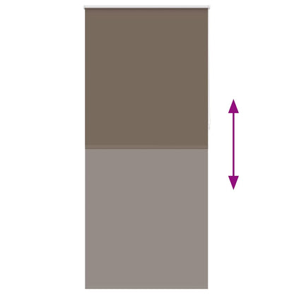 vidaXL Store occultant 84,4 x 230 cm, largeur de tissu 80 cm, marron café