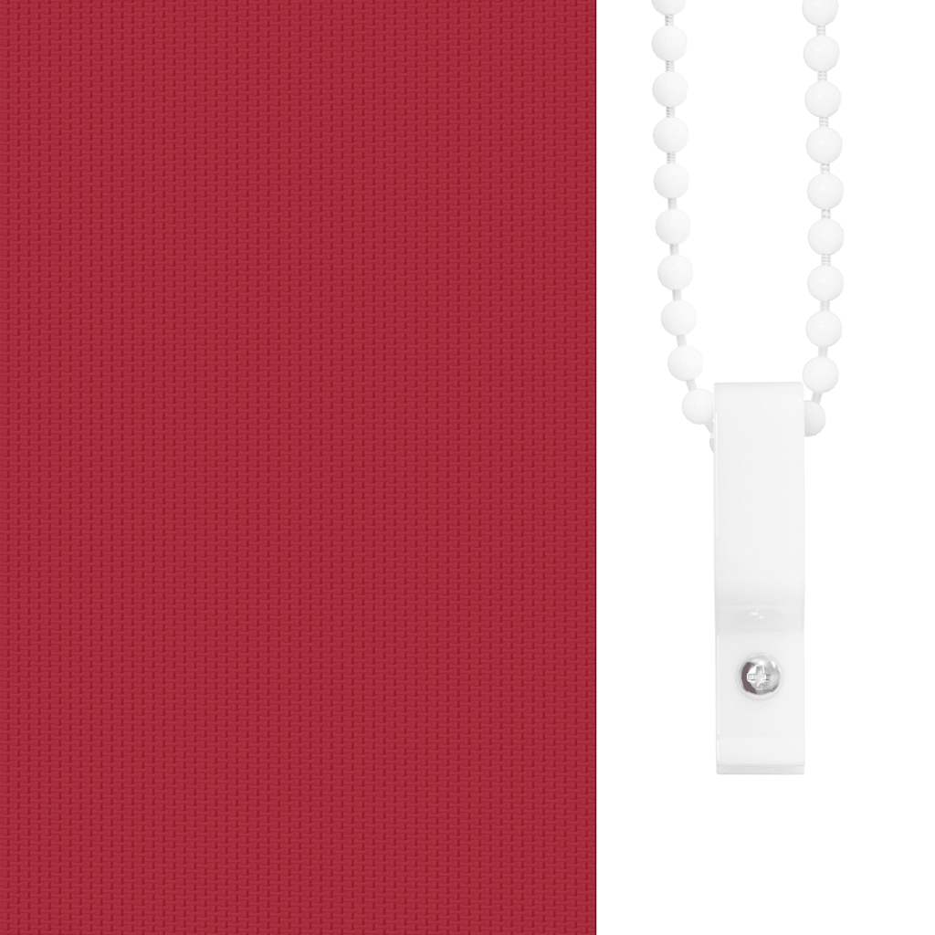 vidaXL Verdunkelungsrollo 84,4 x 230 cm, Stoffbreite 80 cm, rot