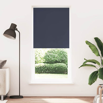 vidaXL Verdunkelungsrollo 84,4 x 230 cm, Stoffbreite 80 cm, Marineblau