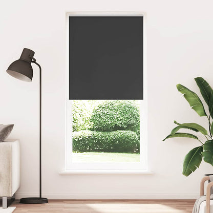 vidaXL Store occultant 84,4 x 230 cm, largeur de tissu 80 cm, noir
