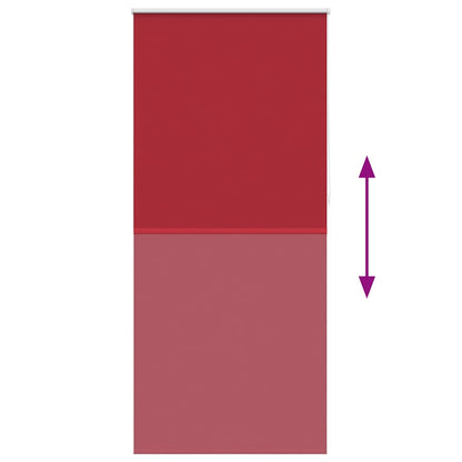 vidaXL Store occultant 104,4 x 230 cm, largeur du tissu 100 cm, rouge