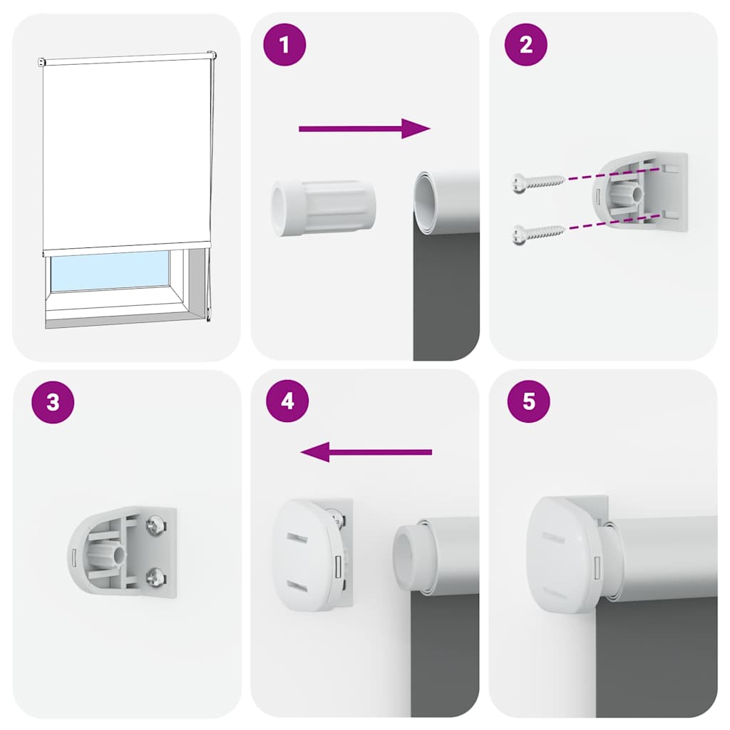 Verdunkelungsrollo 104,4 x 230 cm, Stoffbreite 100 cm, Marineblau