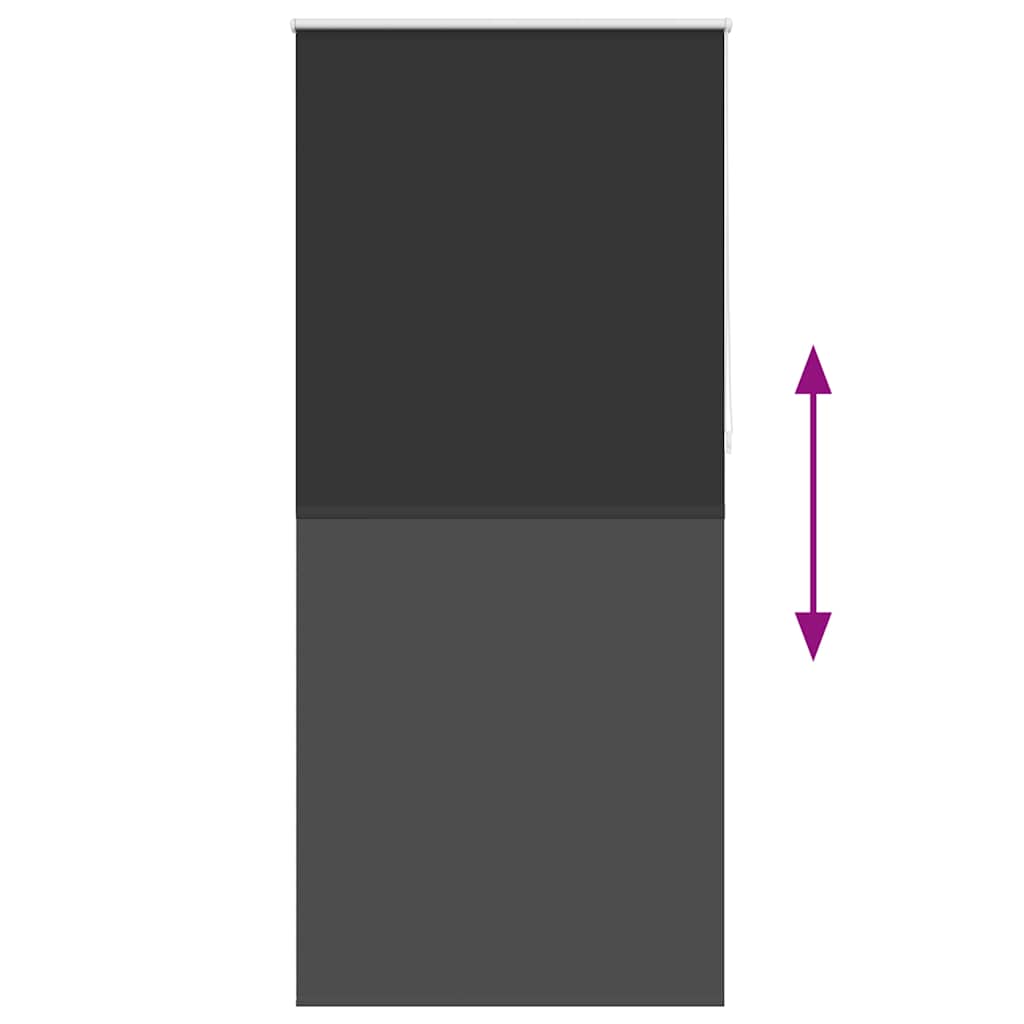 vidaXL Store occultant 104,4 x 230 cm, largeur de tissu 100 cm, noir