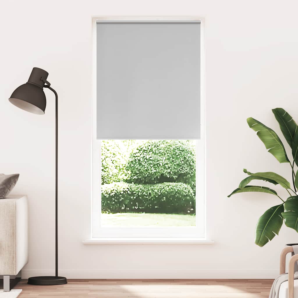 vidaXL Store occultant 124,4 x 230 cm, largeur du tissu 120 cm, gris