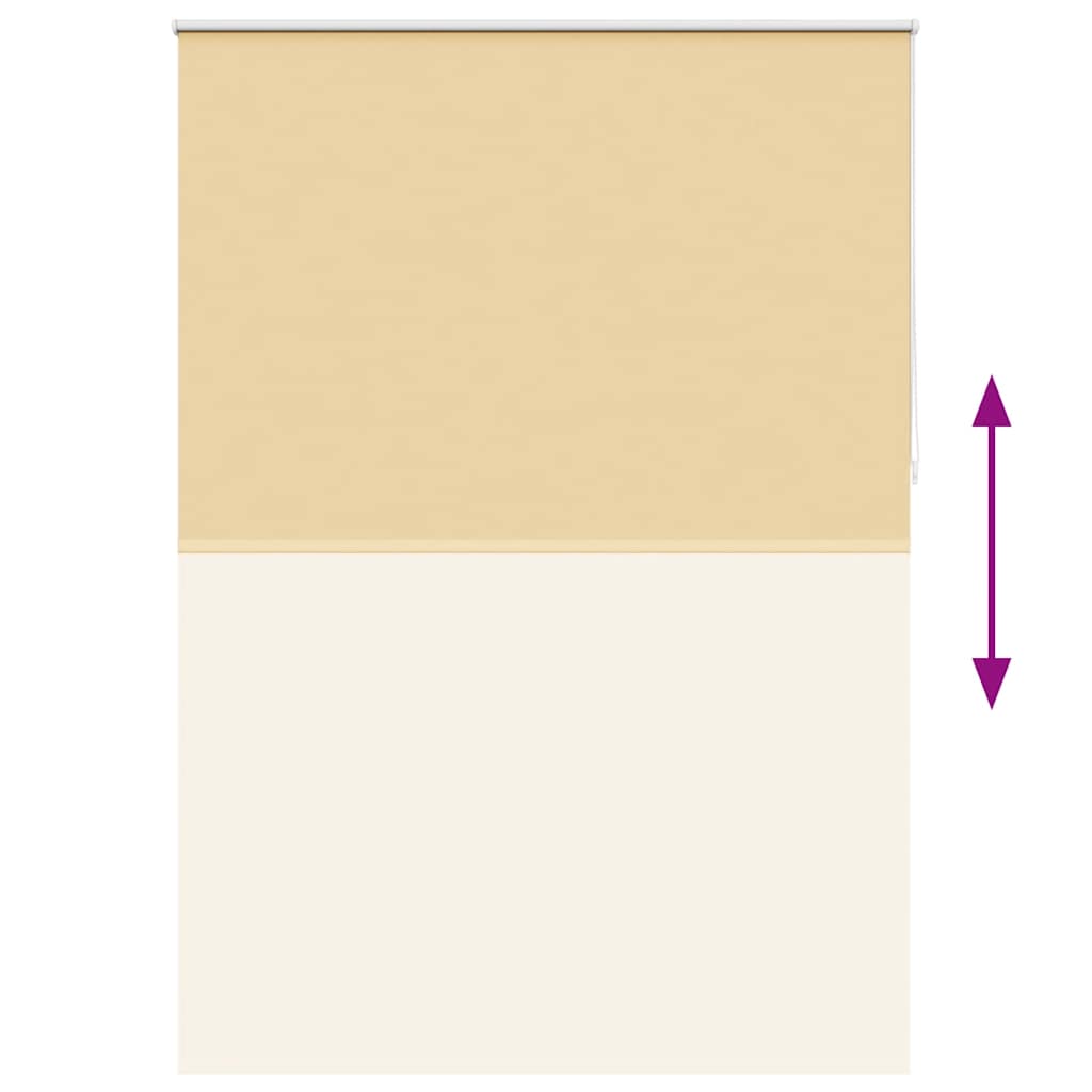 vidaXL Store occultant 144,4 x 230 cm, largeur de tissu 140 cm, beige