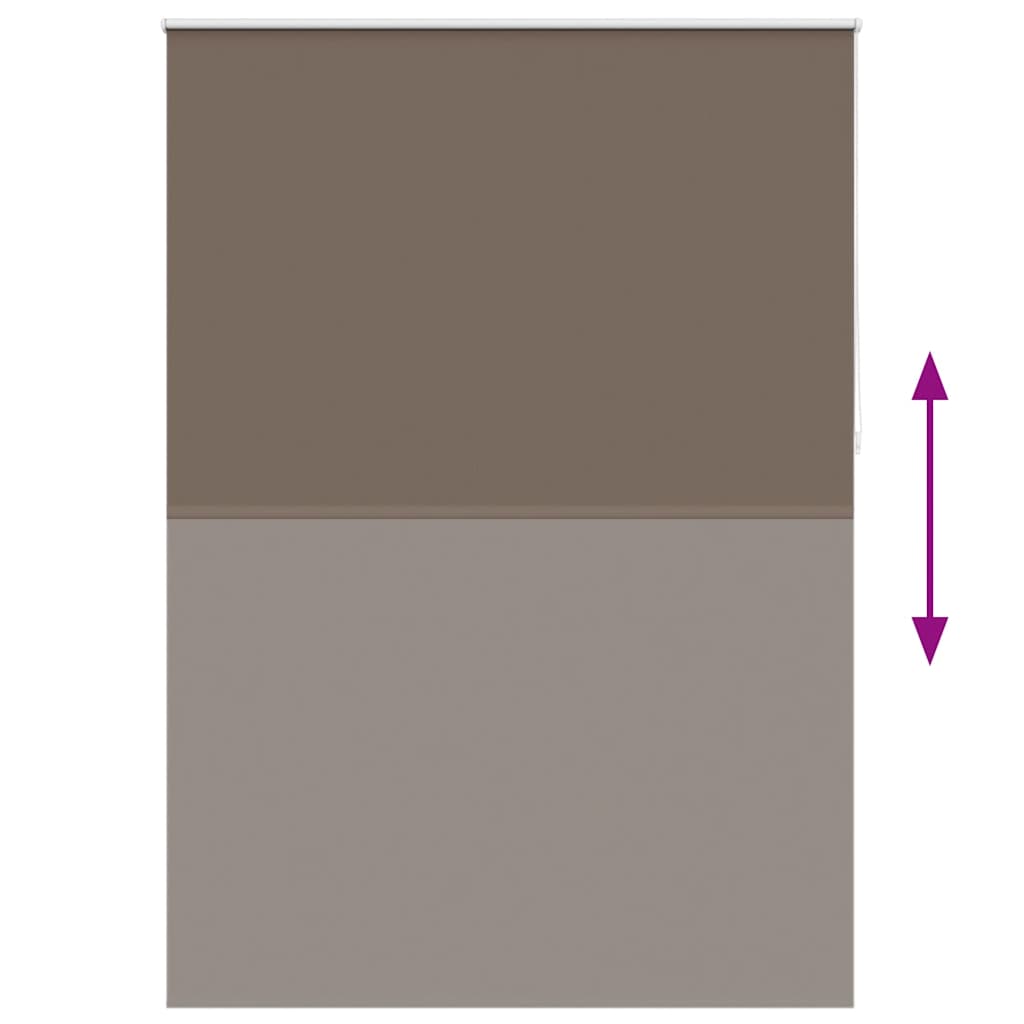 vidaXL Store occultant 144,4 x 230 cm, largeur du tissu 140 cm, marron café