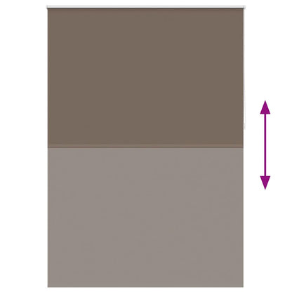 vidaXL Store occultant 144,4 x 230 cm, largeur du tissu 140 cm, marron café